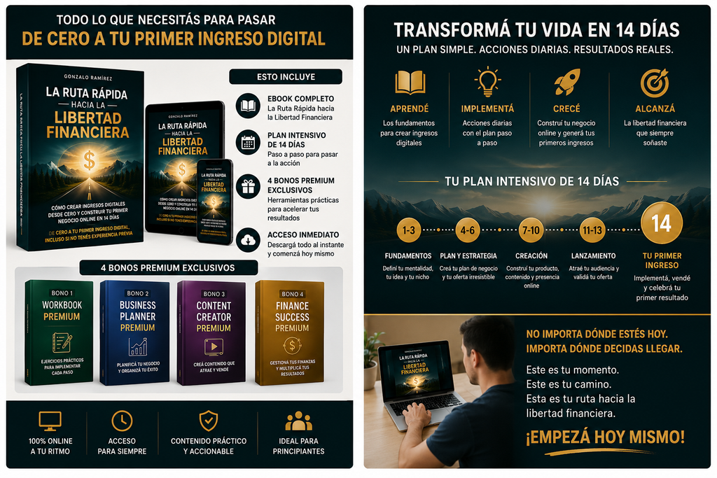 La Ruta Rapida hacia la Libertad Financiera