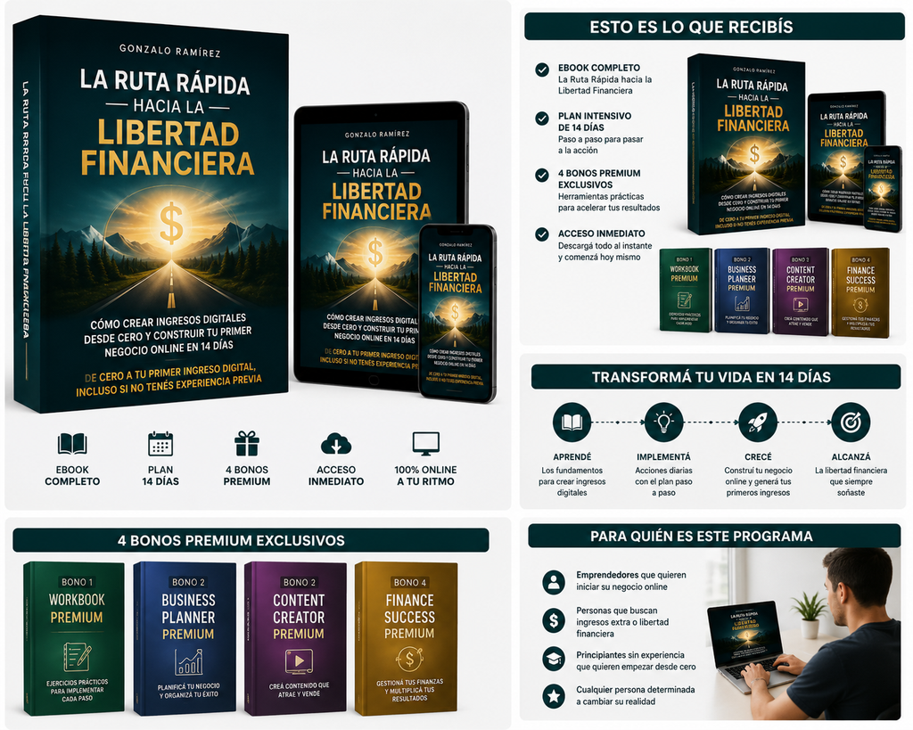 La Ruta Rapida hacia la Libertad Financiera